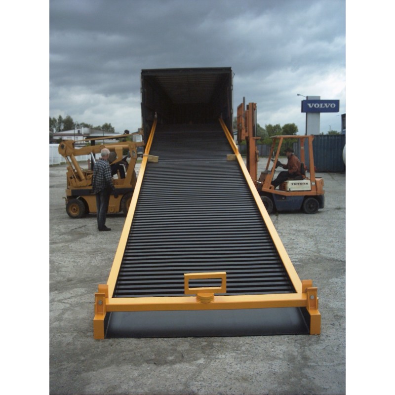 Pomost MZR10 przyśpiesza rozładunek Tira i zapewnia szybki dostęp do ładunku.