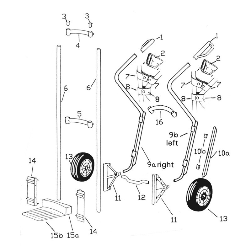 Części do wózka 2 011 21