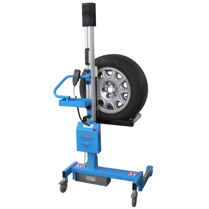 Wózek podnośnikowy do opon
